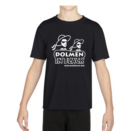 Tee-shirt Enfant Logo de Dolmen in Black