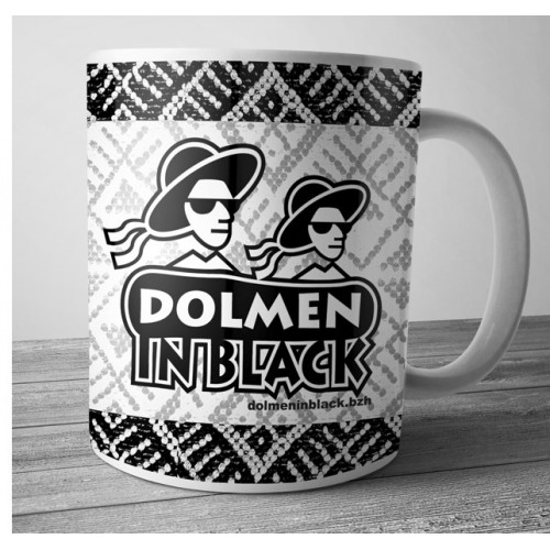 Mug dolmen in Black v8