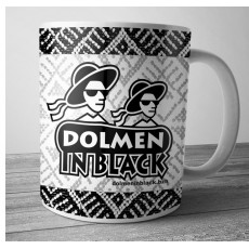 Mug dolmen in Black v8