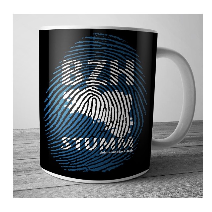 Mug Dolmen in Black BZH Stumm