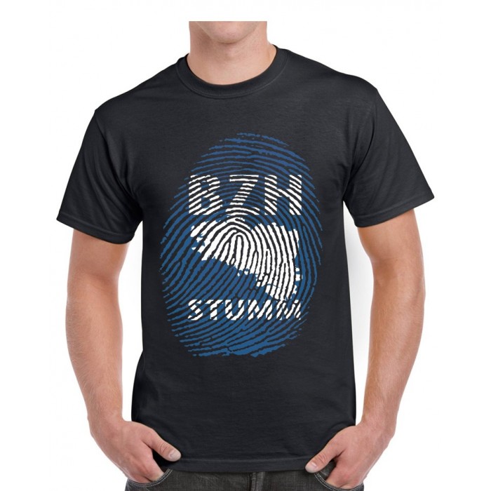 Tee-shirt Dolmen in Black BZH Stumm