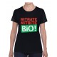 Tee-shirt femme DIB "Bio !" noir