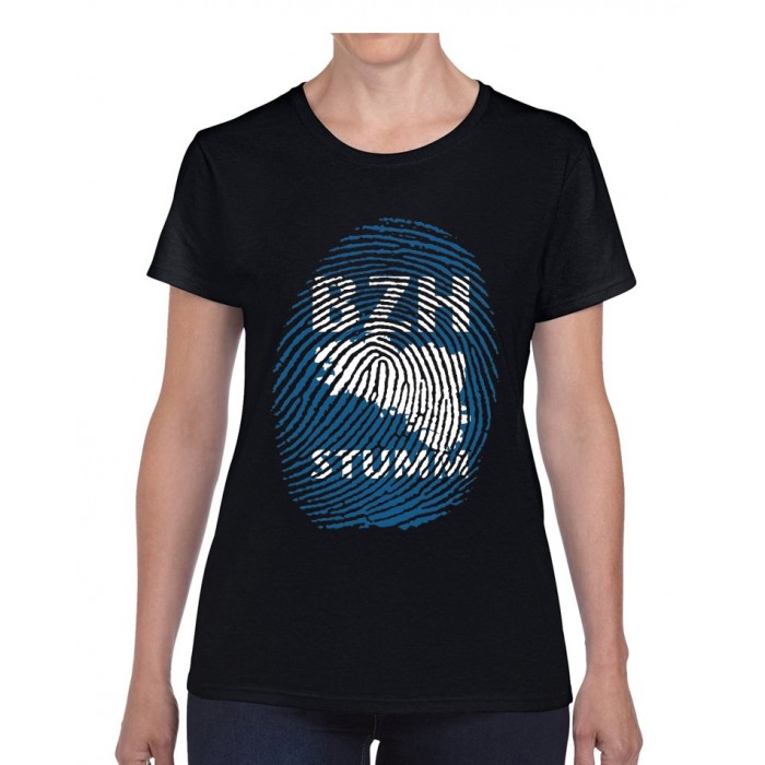 Tee-shirt femme DIB "BZH Stumm noir