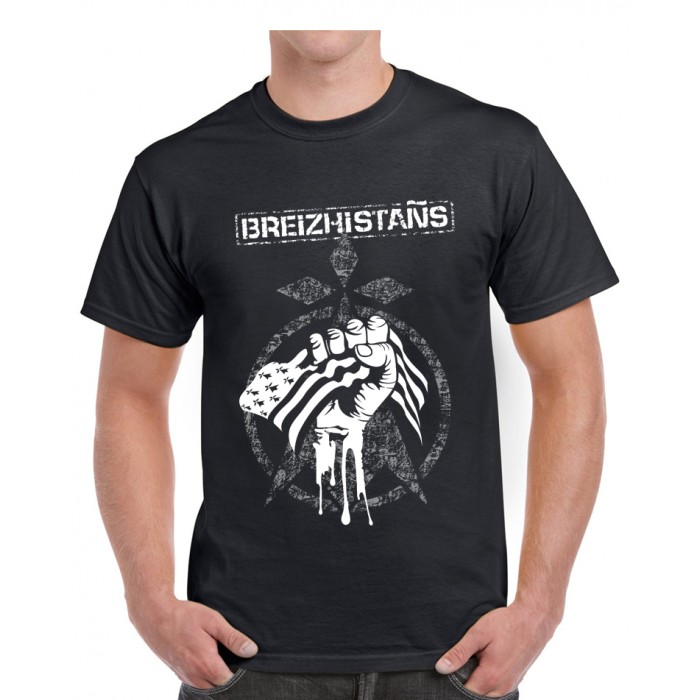 Tee-shirt homme DIB "breizhistans" noir