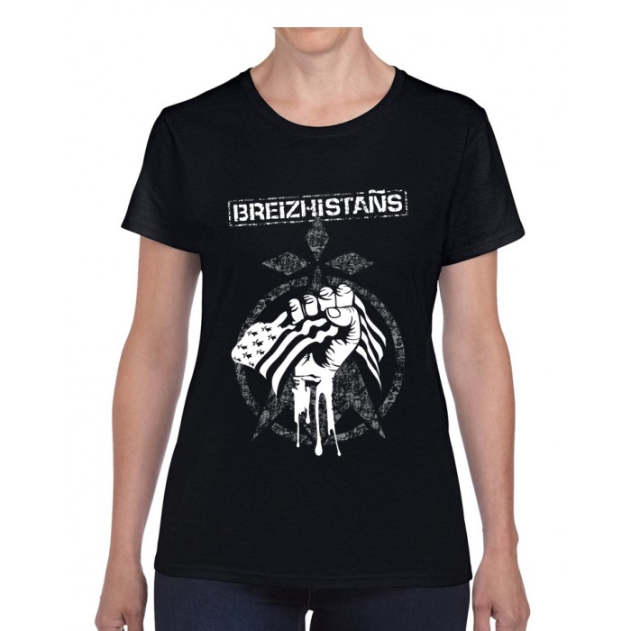 Tee-shirt femme DIB "Breizhistans noir